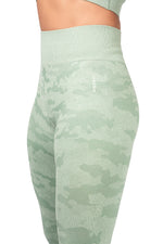 3-PIECE CAMO FITNESS SET - MINT