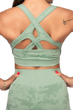 3-PIECE CAMO FITNESS SET - MINT
