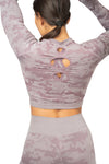 3-PIECE CAMO FITNESS SET - LILAC