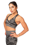 3-PIECE CAMO FITNESS SET - BLACK