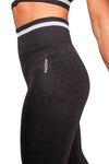 2 PIECE CAMO FITNESS SET - BLACK