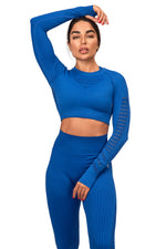 3 PIECE SET BLUE - VENTILATED SEAMLESS SUPPORT