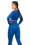 3 PIECE SET BLUE - VENTILATED SEAMLESS SUPPORT