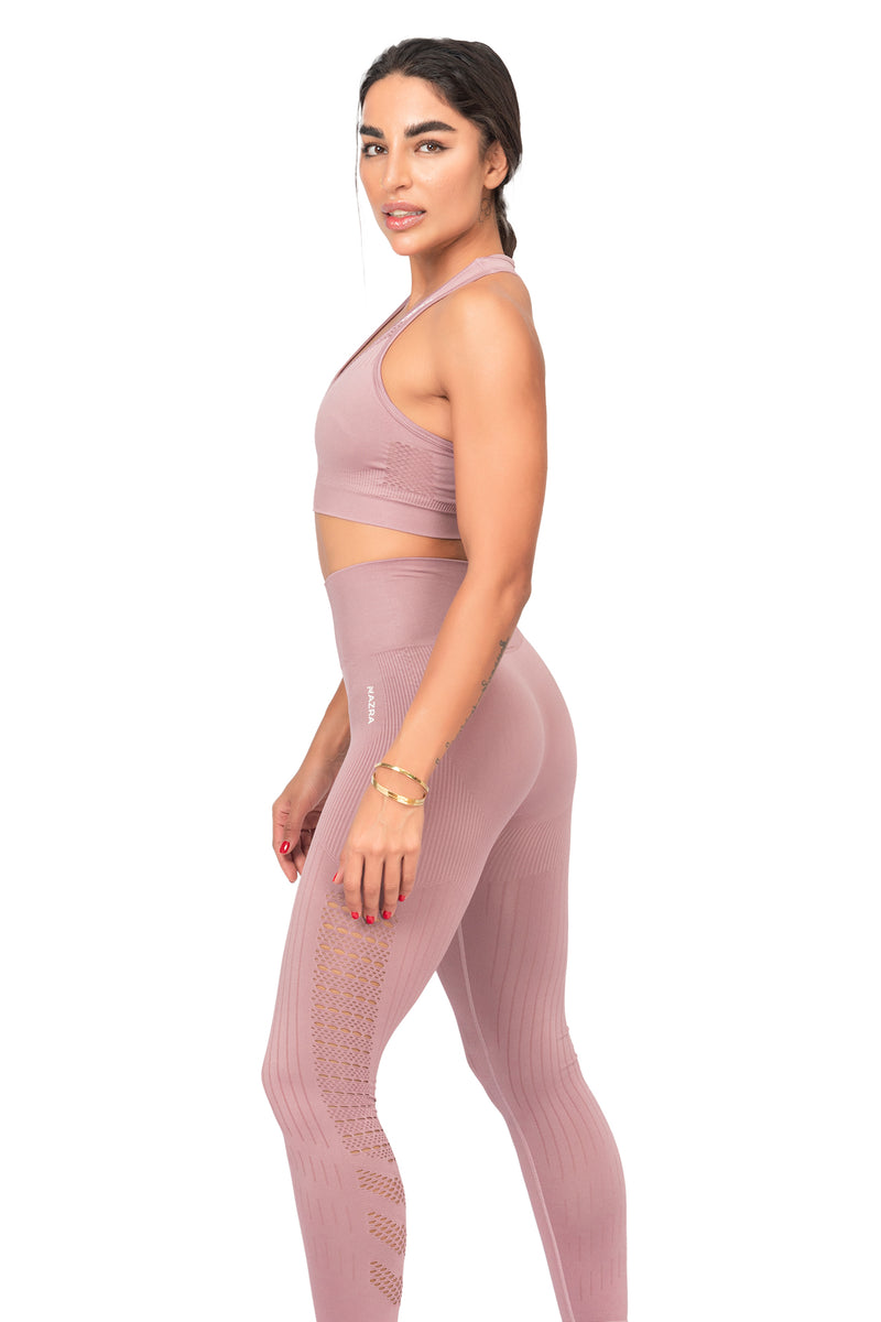 3 PIECE SET PINK - VENTILATED SEAMLESS SUPPORT
