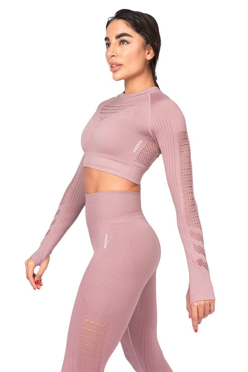 3 PIECE SET PINK - VENTILATED SEAMLESS SUPPORT