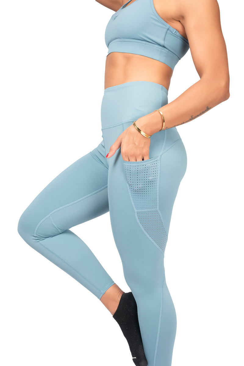 2-PIECE FITNESS SET-BLUE